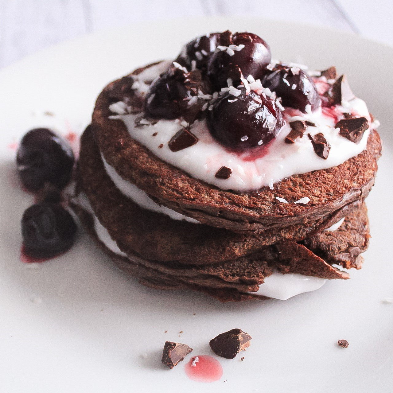 Cherry Ripe Pancakes – Noode